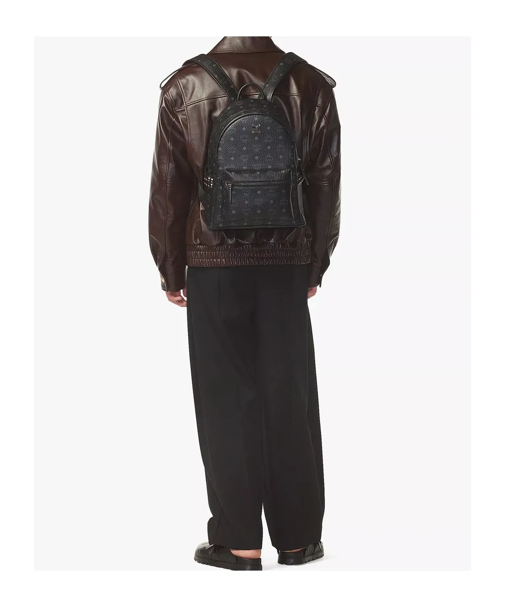 Studded Monogram Backpack