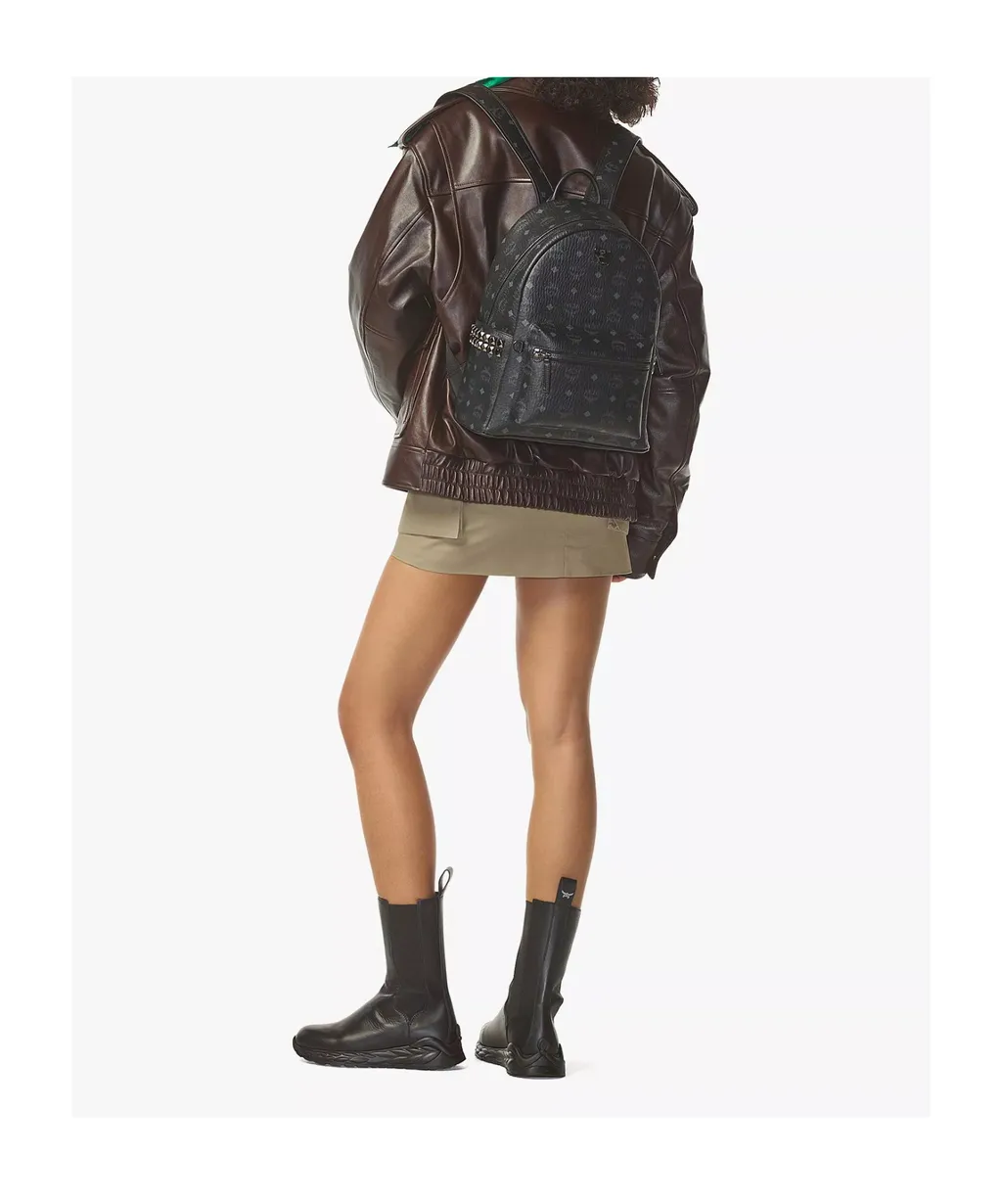 Studded Monogram Backpack