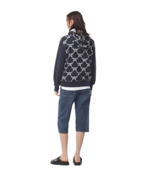 Loretos Monogram Hooded Hoodie