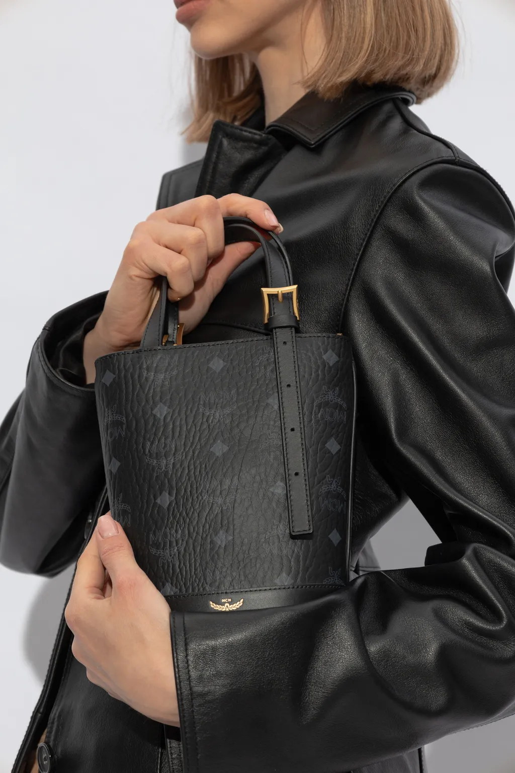 Logo Printed Shoulder Bag