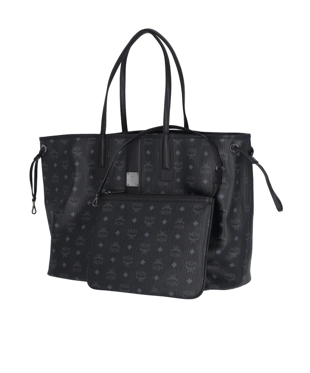 Liz Logo Plaque Top Handle Bag