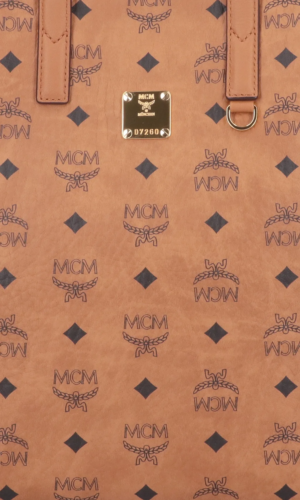 Aren Monogram Print Medium Tote Bag