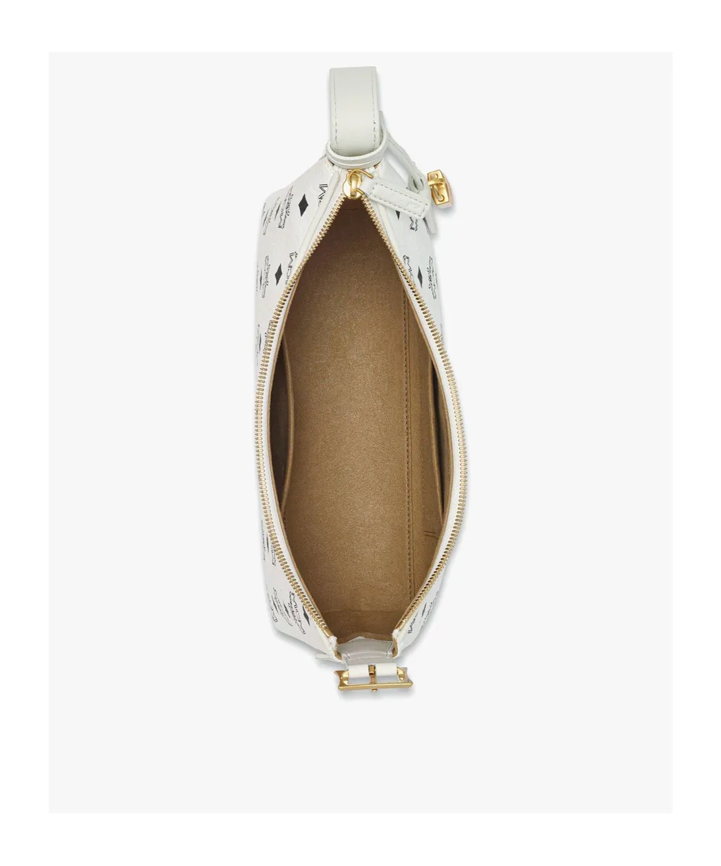 Small Aren Visetos Zipped Crossbody Bag