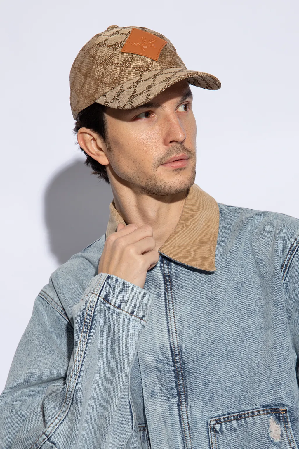 Monogram Logo Patch Baseball Cap