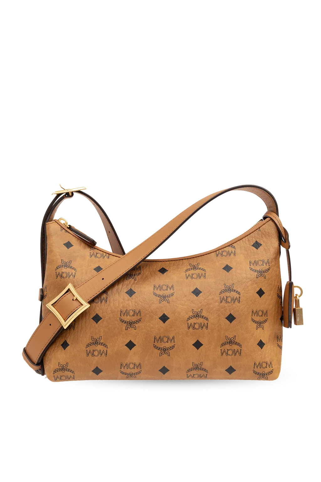 Small Aren Visetos Zipped Crossbody Bag