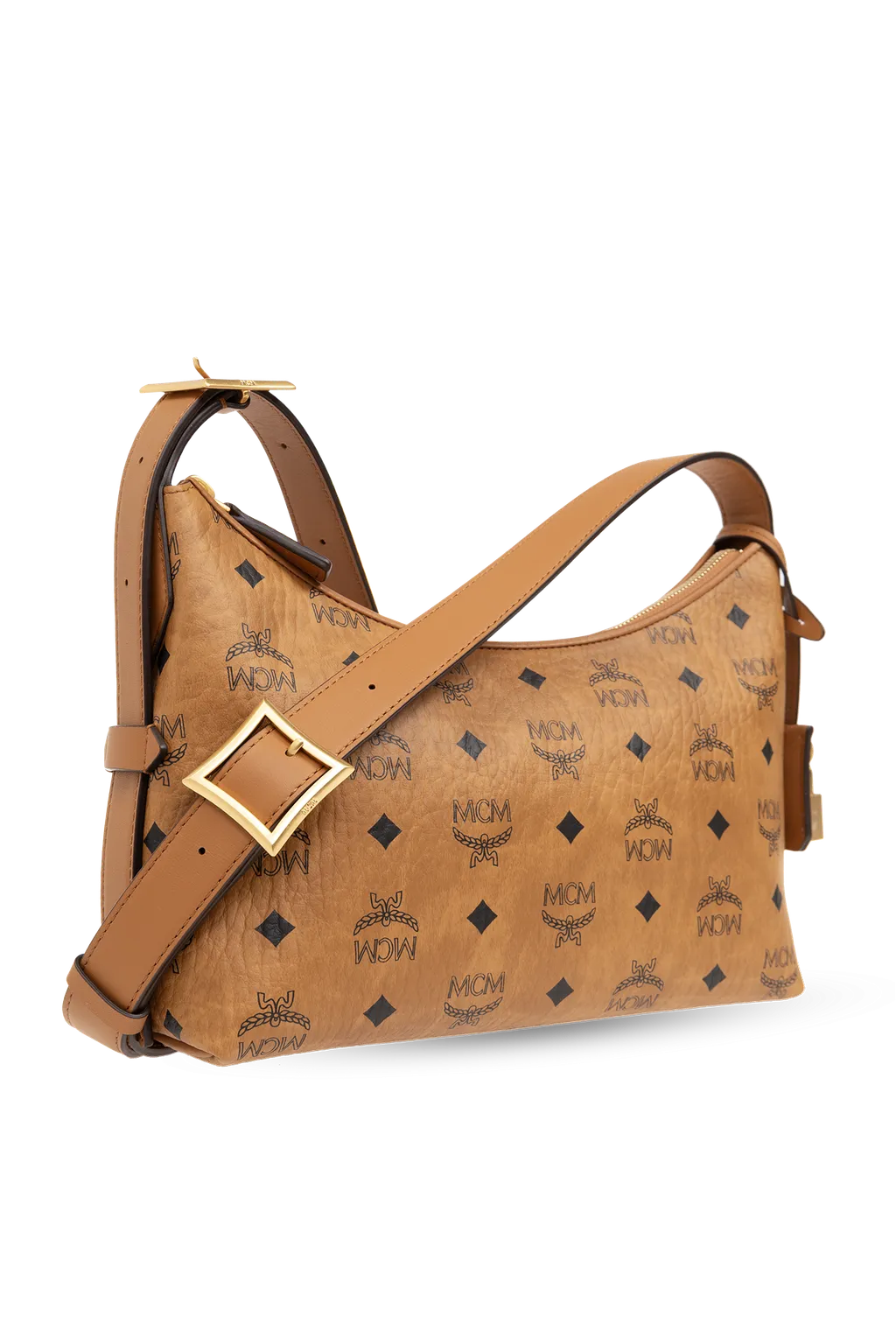 Small Aren Visetos Zipped Crossbody Bag