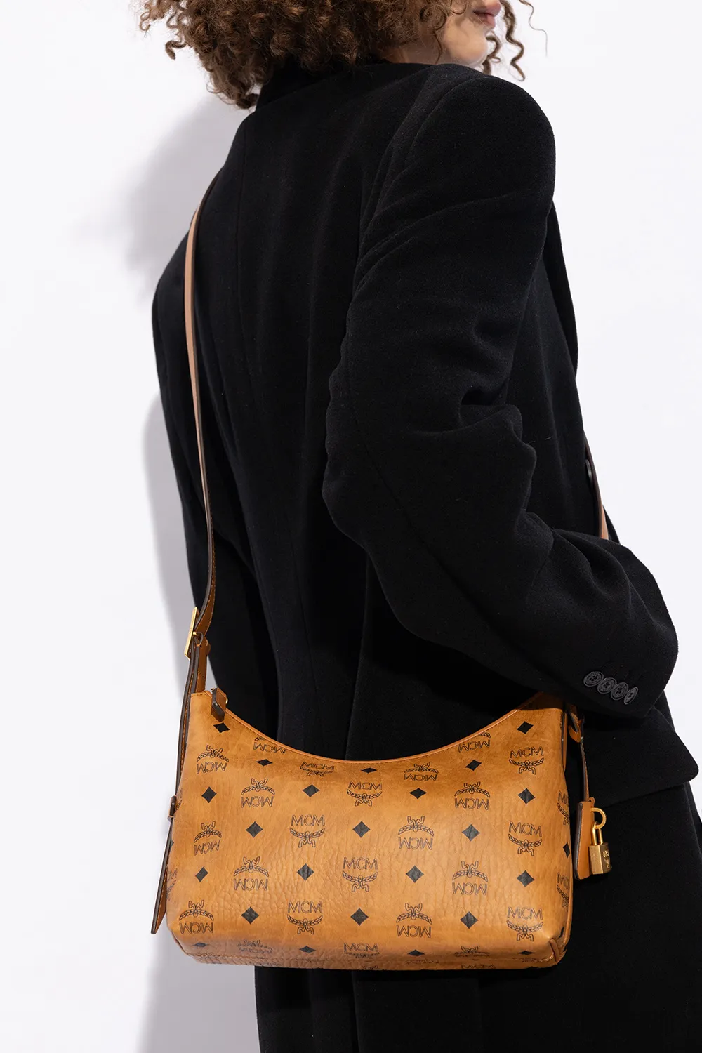 Small Aren Visetos Zipped Crossbody Bag