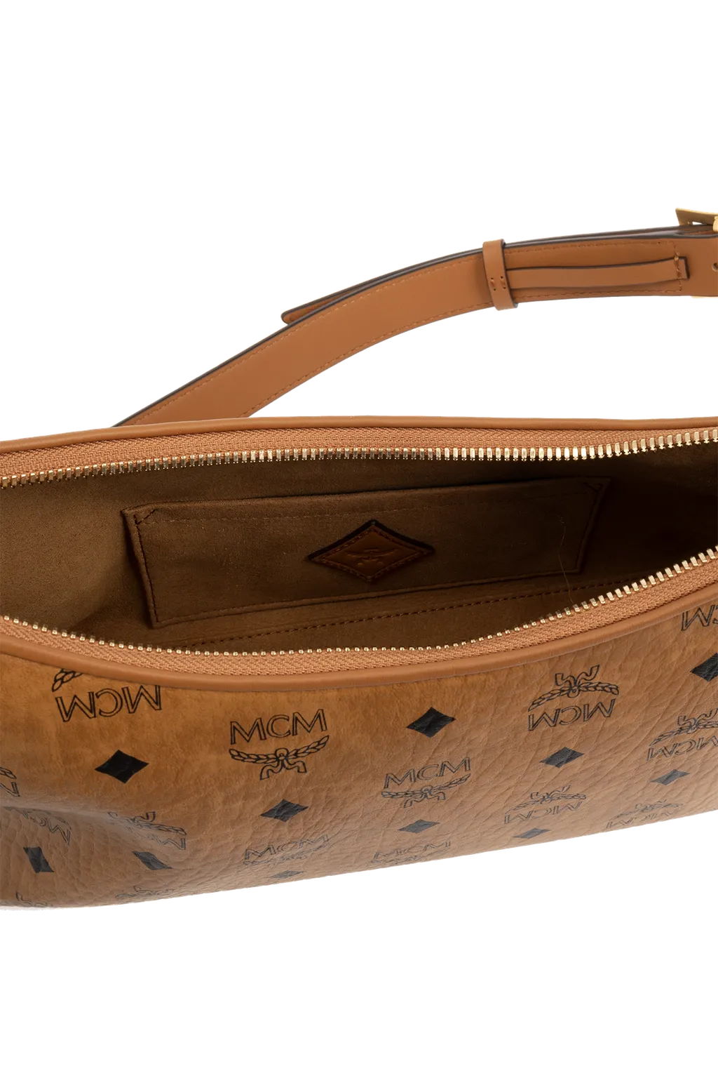Small Aren Visetos Zipped Crossbody Bag