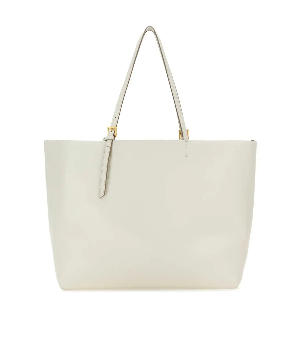Logo Debossed Tote Bag