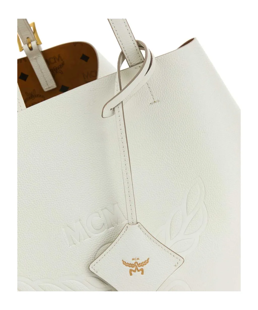 Logo Debossed Tote Bag