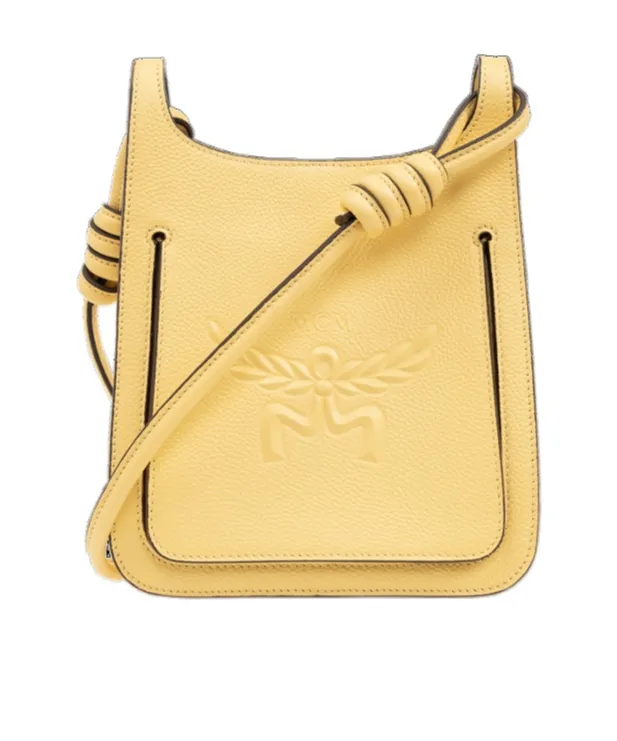 Mini Himmel Logo Embossed Hobo Bag