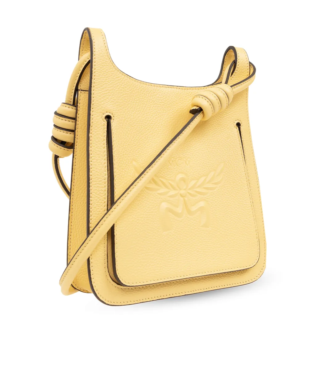 Mini Himmel Logo Embossed Hobo Bag