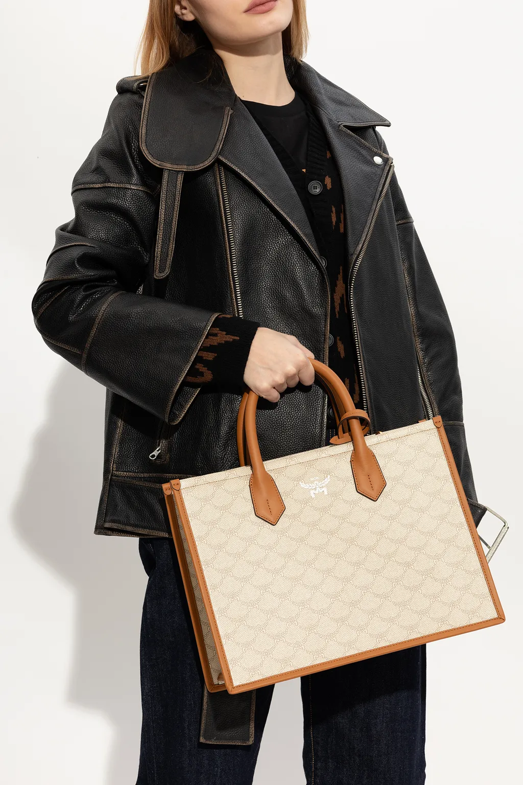 Himmel Lauretos Logo Detailed Medium Tote Bag