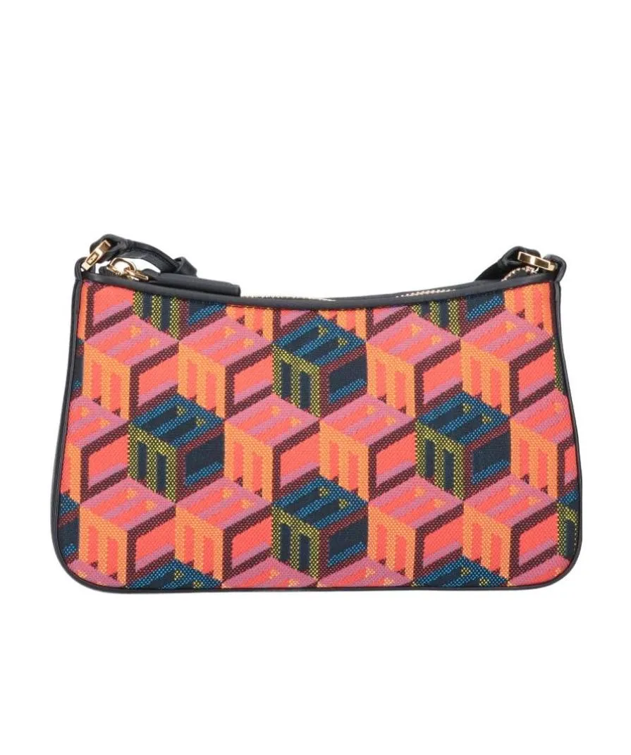 Monogram Zip-Up Mini Shoulder Bag