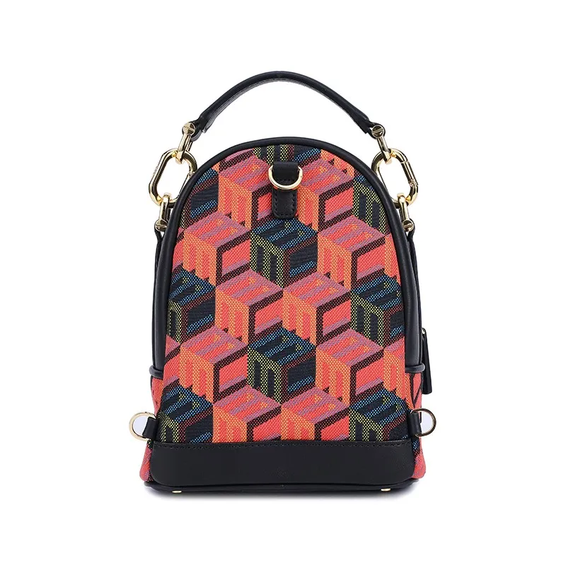 Patricia Cubic Monogram Backpack