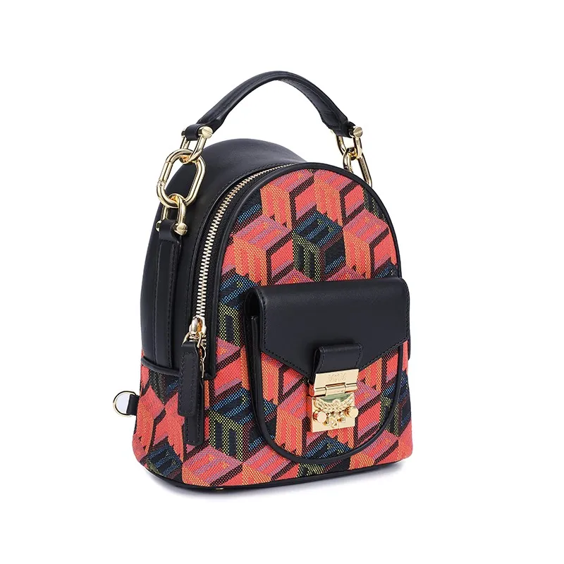 Patricia Cubic Monogram Backpack