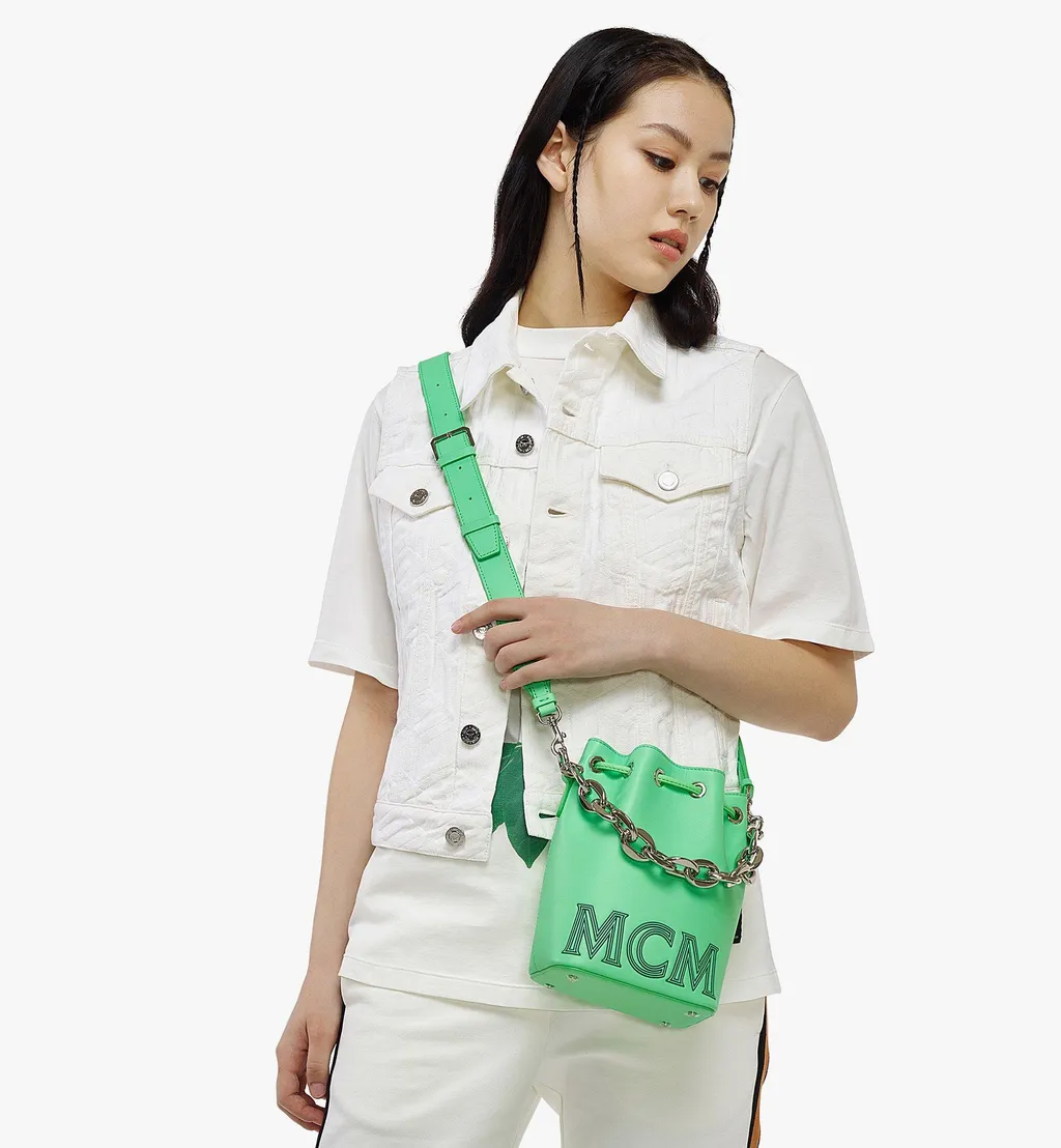Logo-Print Chain-Link Bag