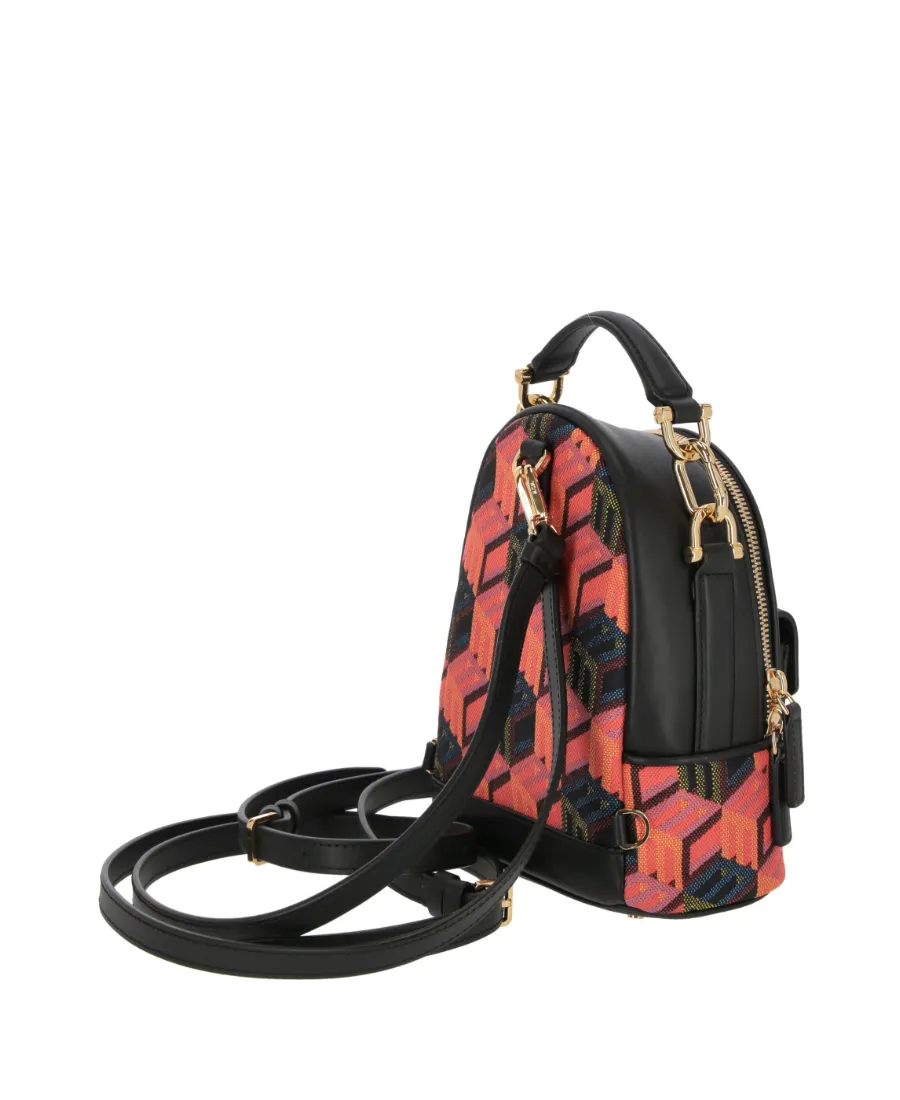 Patricia Cubic Monogram Jacquard Backpack