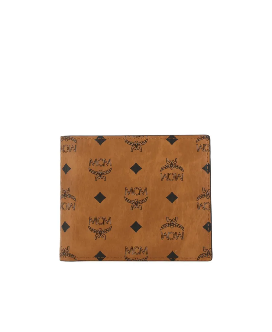 All-Over Logo Detailed Bi-Fold Wallet