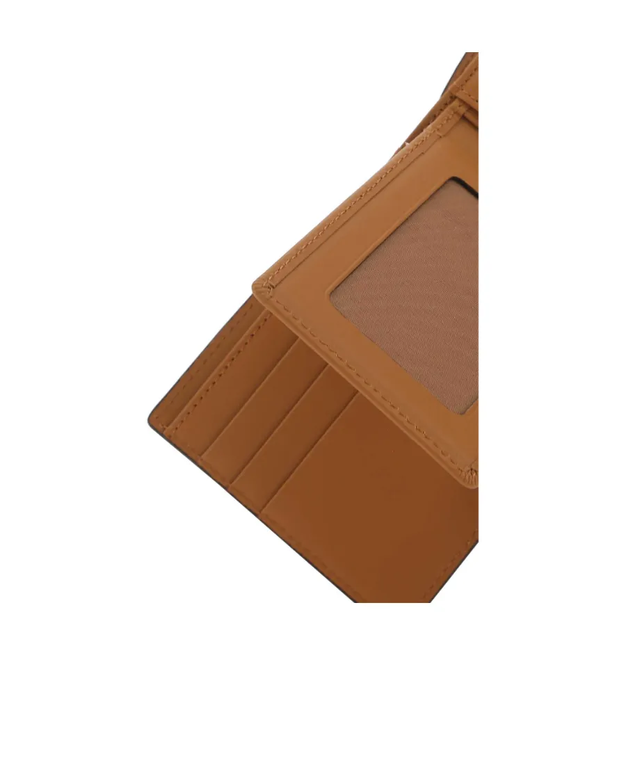 All-Over Logo Detailed Bi-Fold Wallet