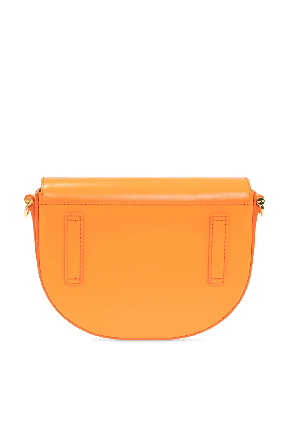 Concave Embossed Logo Crossbody Bag