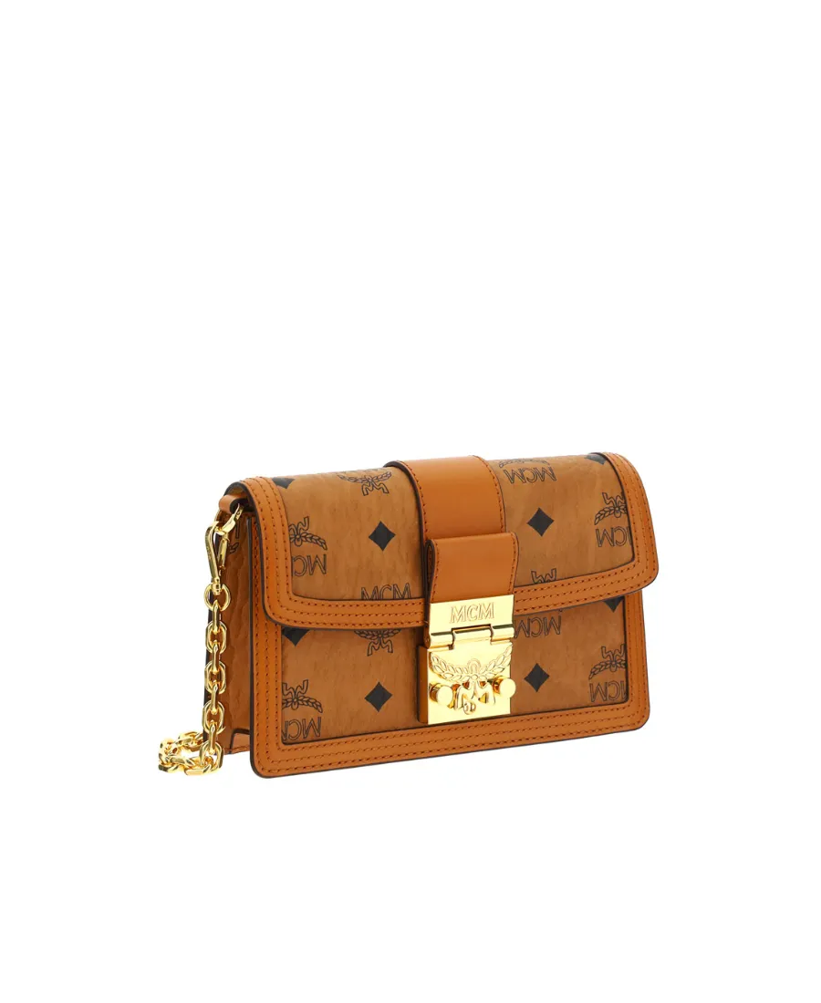 Logo Detailed Chained Shoulder Bag