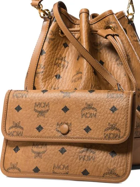 Dessau Monogram Printed Bucket Bag