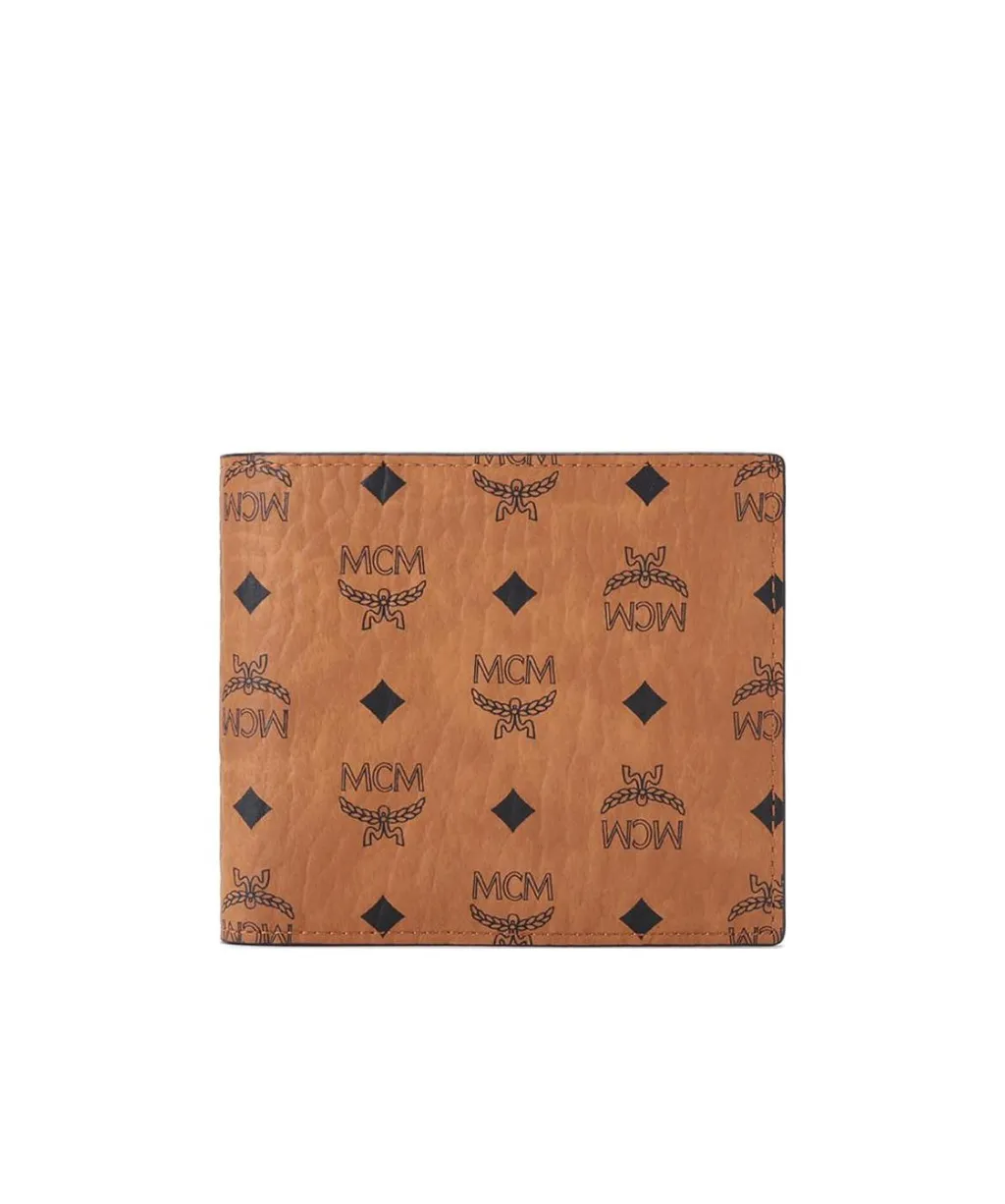 All-Over Logo Printed Bi-Fold Wallet
