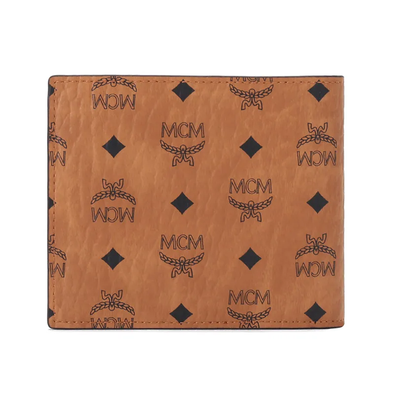 All-Over Logo Printed Bi-Fold Wallet