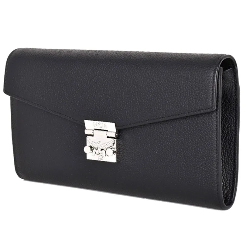 Litchi Emblem Single Shoulder Bag