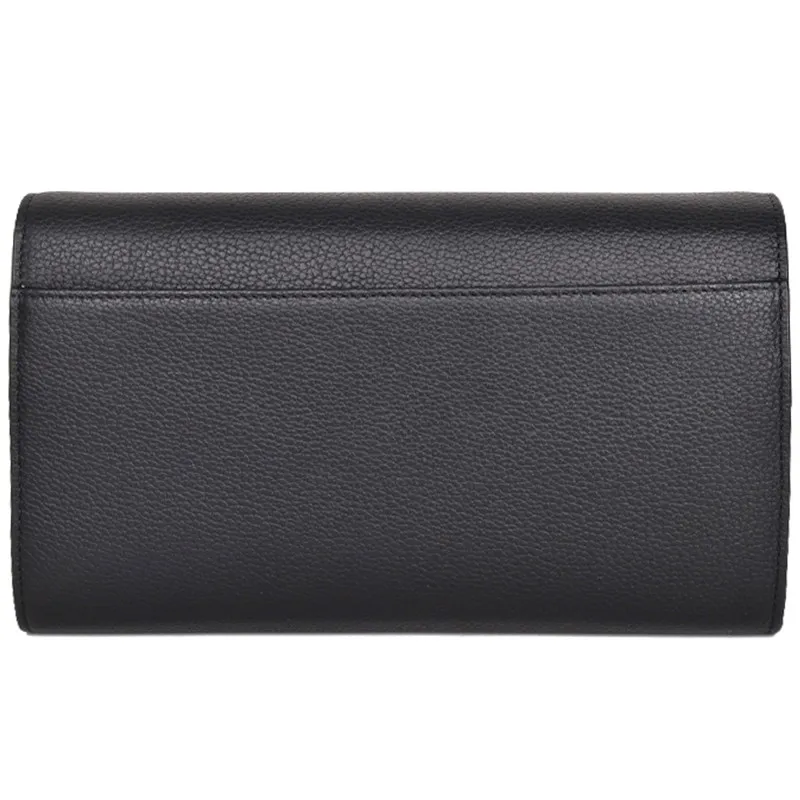 Litchi Emblem Single Shoulder Bag