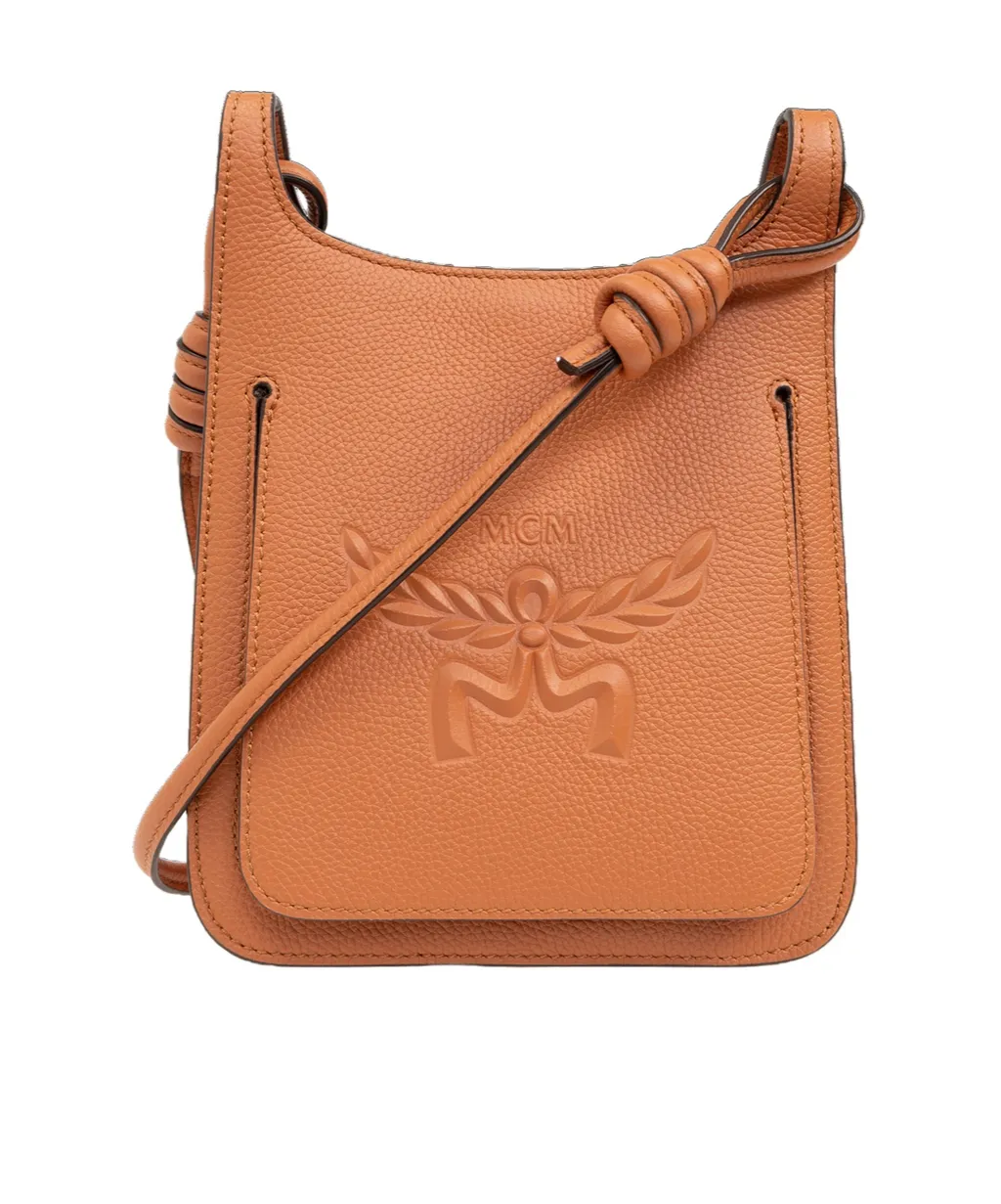 Mini Himmel Logo Embossed Hobo Bag