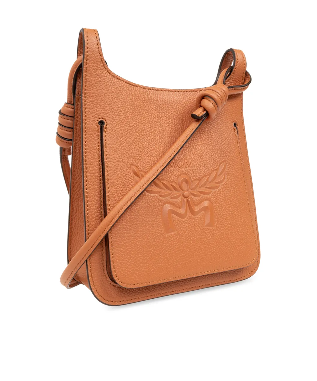 Mini Himmel Logo Embossed Hobo Bag
