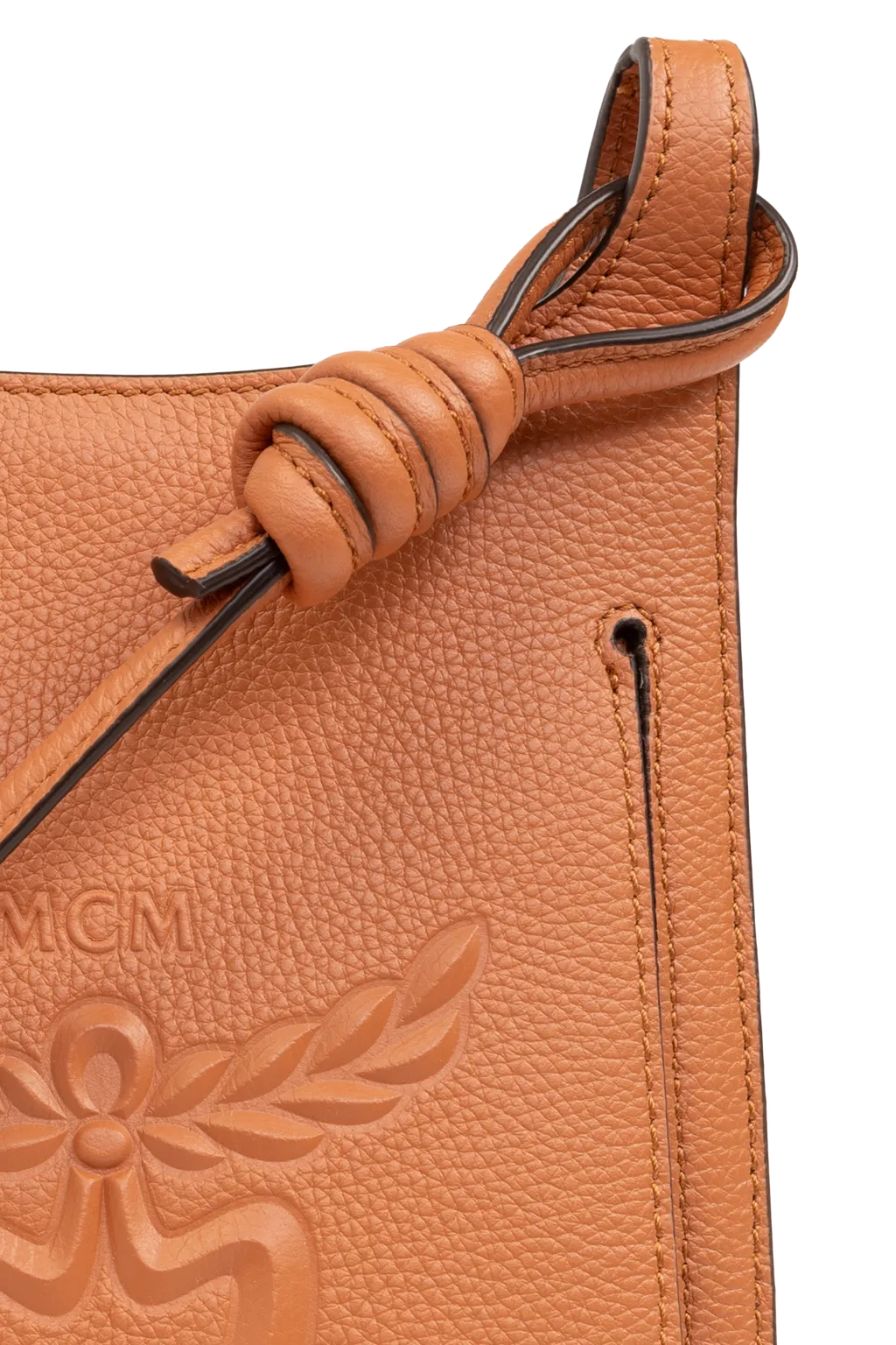 Mini Himmel Logo Embossed Hobo Bag