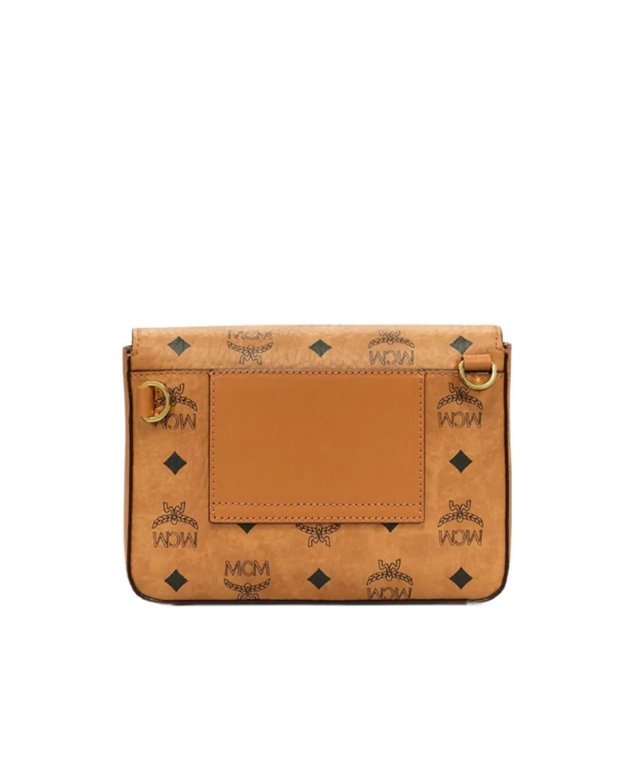 Millie Visetos Logo Printed Small Crossbody Bag