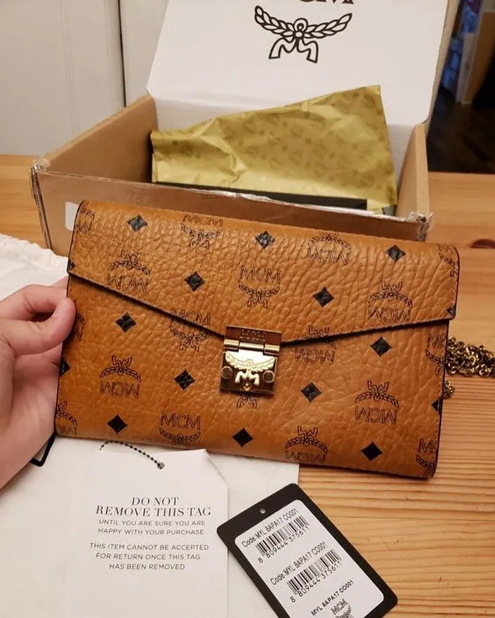 Monogram-Print Shoulder Bag