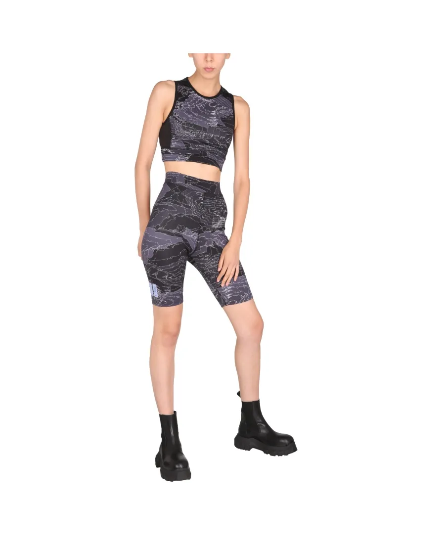 Graphic Printed Cycling Shorts