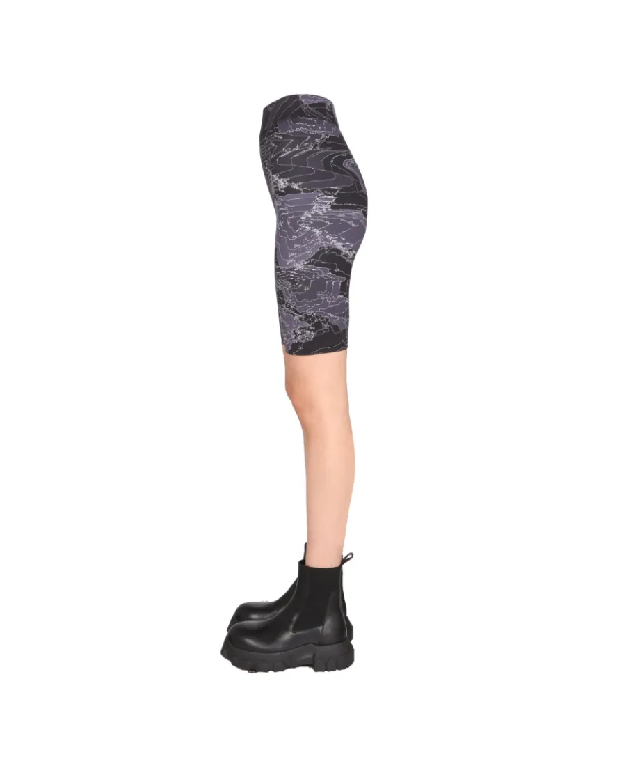 Graphic Printed Cycling Shorts