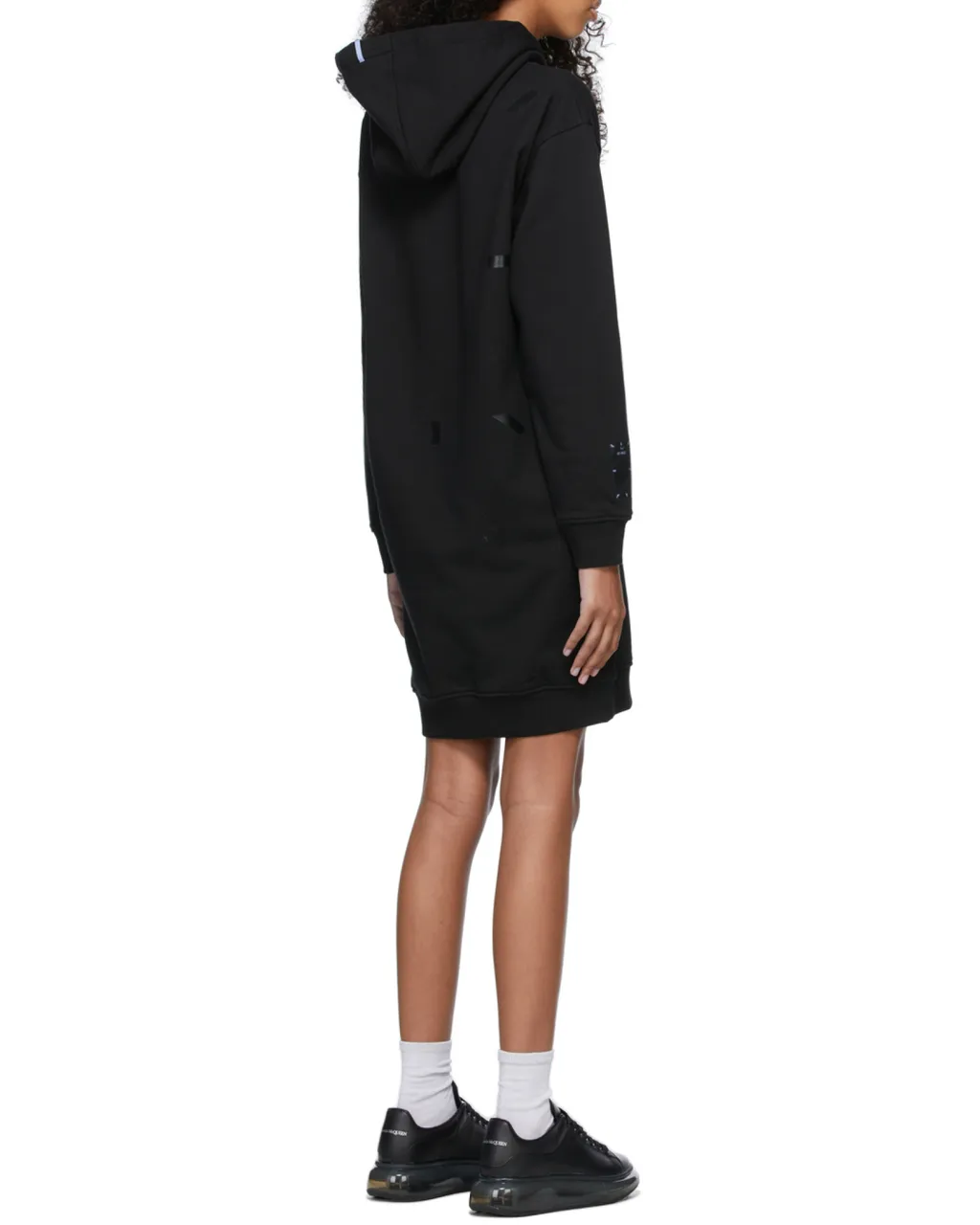 Logo Print Hooded Dress