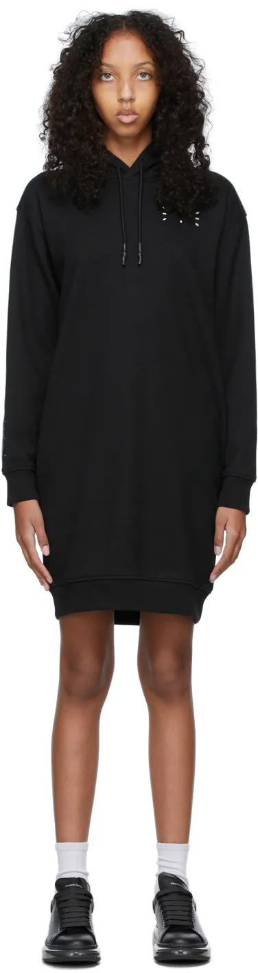 Logo Print Hooded Dress