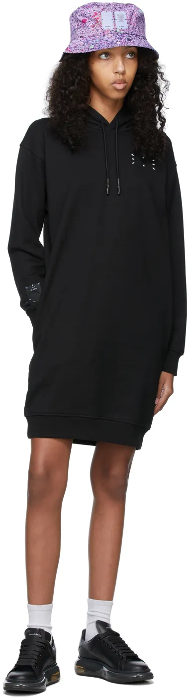 Logo Print Hooded Dress