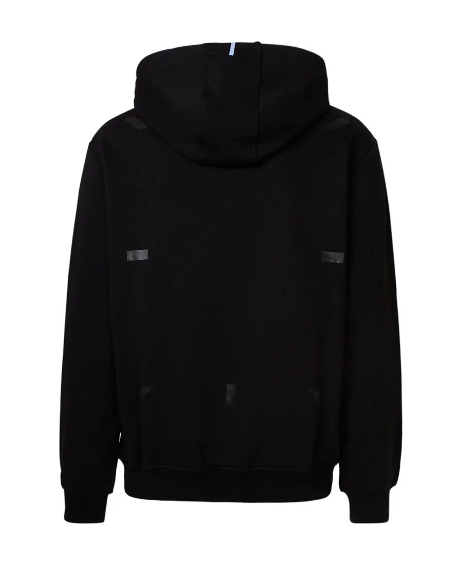 Graphic-Print Long-Sleeved Hoodie