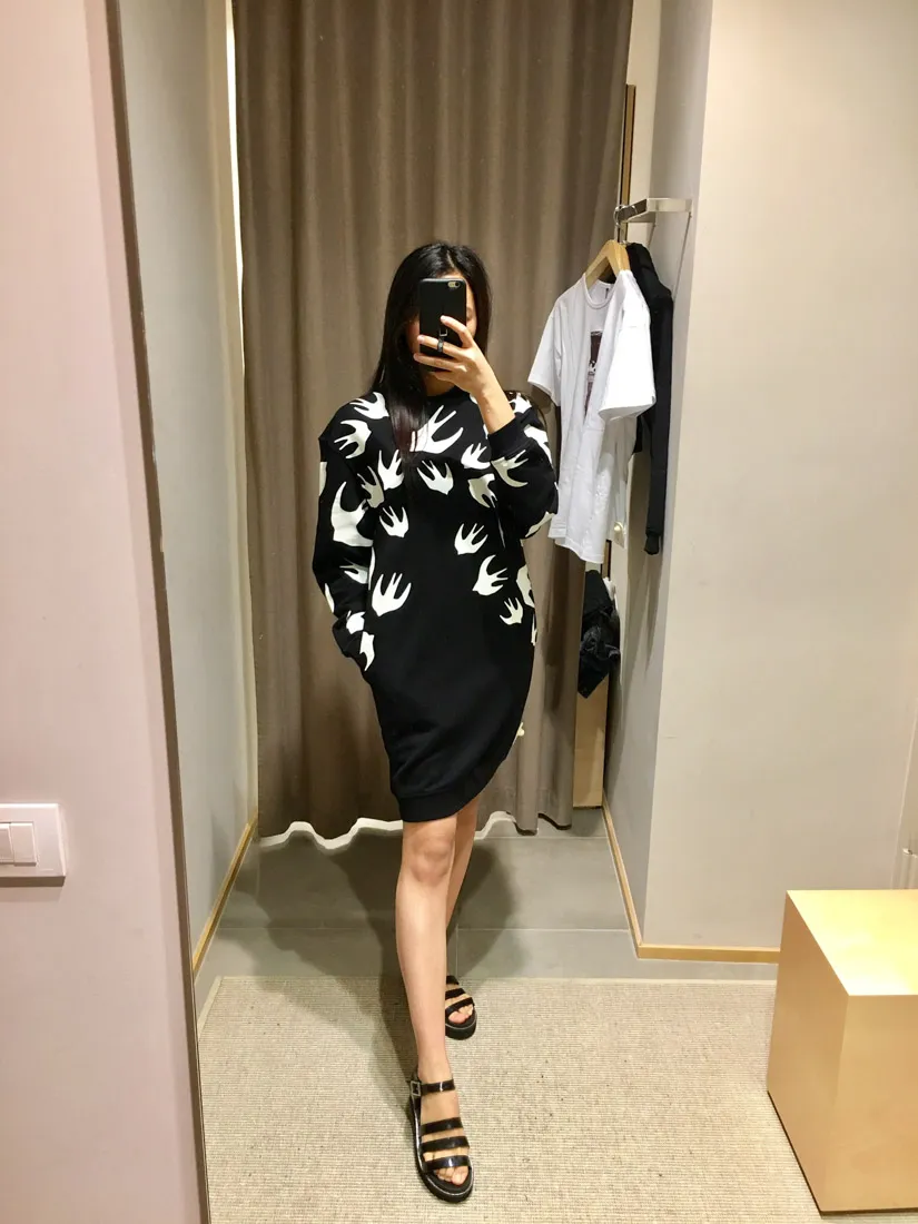 Printed Mini Dress