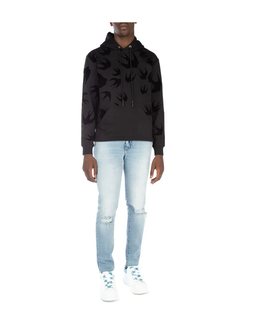 Printed Hooded Sweater