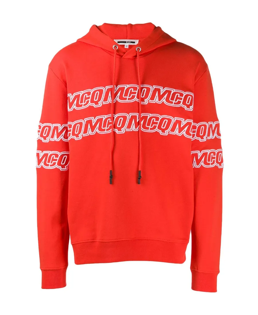 Embroidered Logo Hoodie