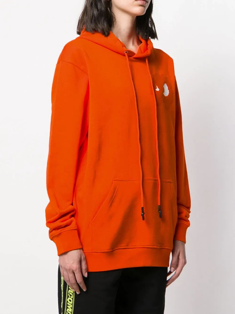 Monster Print Hooded Hoodie