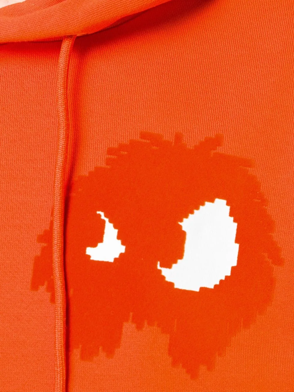 Monster Print Hooded Hoodie