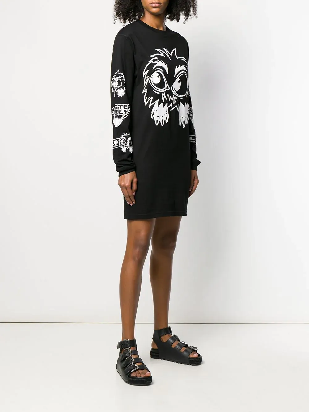 Monster Pattern Printed Dress