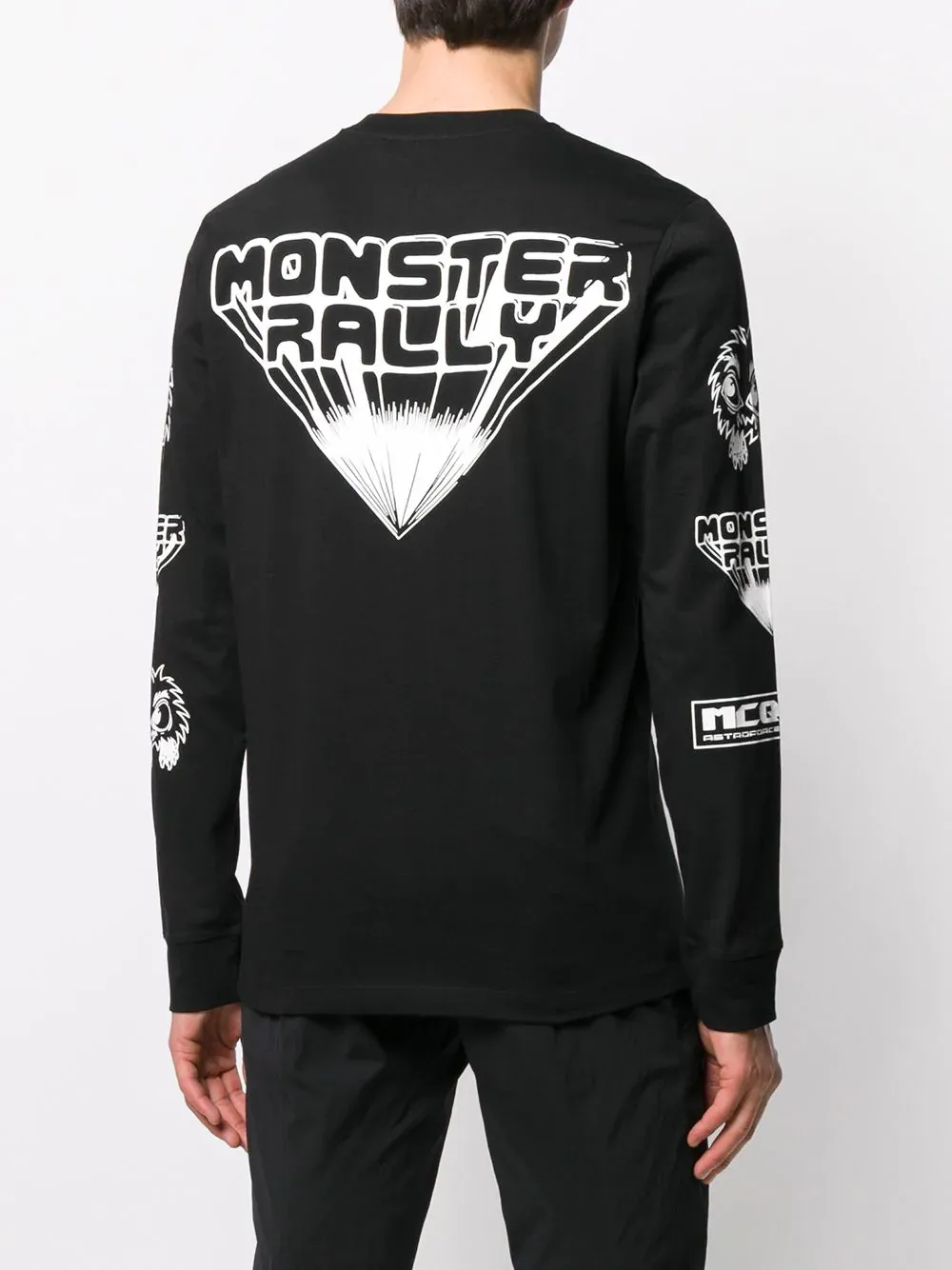 Monster Pattern Printed Hoodie