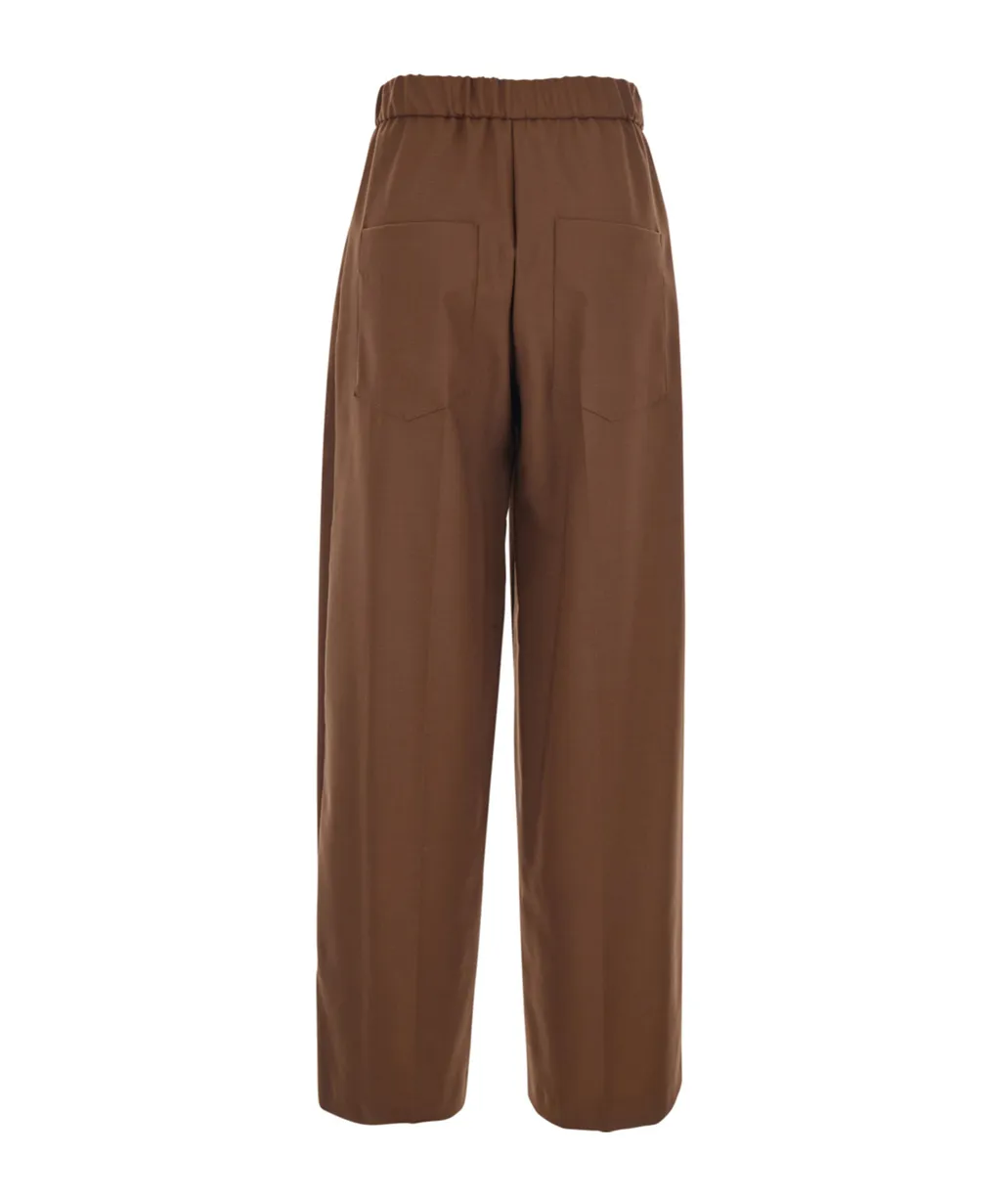 Semi-Elastic Waist Pants